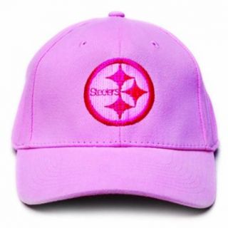 NFL Pittsburgh Steelers LED Light Up Logo Adjustable Hat, Pink : Sports Related Merchandise : Clothing