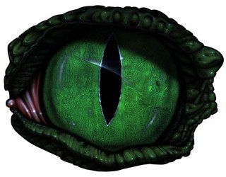 2" Helmet Hardhat Printed green dragon eye color airbrushed decal sticker for any smooth surface such as windows bumpers laptops or any smooth surface.: Everything Else