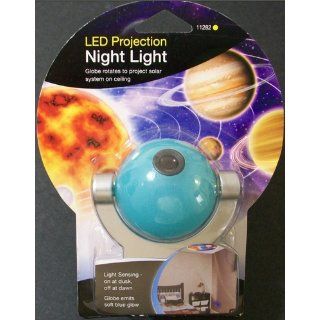 Projectables Solar System Auto On/Off LED Plug In Nightlight with Globe Projector   Night Lights  
