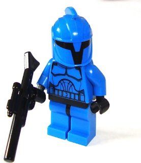 Lego Star Wars Mini Figure Clone Wars   Senate Commando with Blaster Rifle (Approximately 45mm tall): Toys & Games