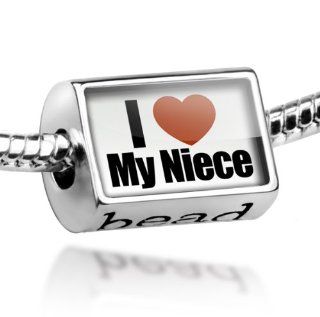 Beads "I Love My Niece"   Pandora Charm & Bracelet Compatible: NEONBLOND Jewelry & Accessories: Jewelry