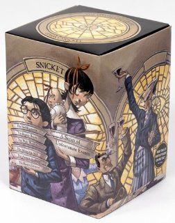 The Loathsome Library: A Box of Unfortunate Events, Books 1 6 (The Bad Beginning; The Reptile Room; The Wide Window; The Miserable Mill; The Austere Academy; The Ersatz Elevator): Lemony Snicket, Brett Helquist: 9780060833534: Books