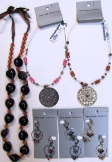 6 NEW YORK & COMPANY Necklaces and Earrings Below Wholesale Jewelry Lot Costume Fashion Mixed INVENTORY LIQUIDATION CLEARANCE SALE: Jewelry