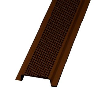 AIR VENT INC. Brown Aluminum Under Eave Vent (Fits Opening: 2 in; Actual: 8 in)