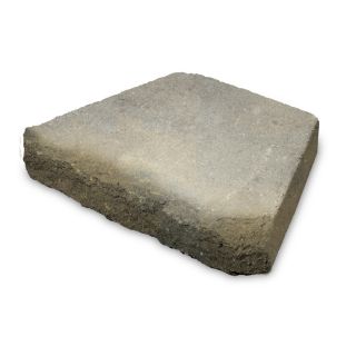 Oldcastle Luxora Tan Charcoal Basic Retaining Wall Cap (Common: 12 in x 2 in; Actual: 12 in x 2.5 in)