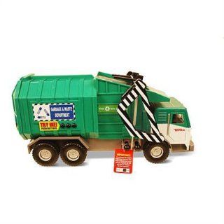 Tonka Mighty Motorized Vehicle   Front Loader Garbage & Waste Department Truck (Green): Toys & Games