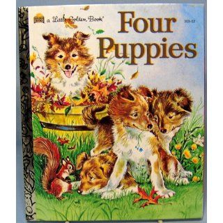 Four puppies (Little little Golden books :): Anne Heathers: Books