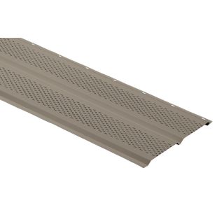 Durabuilt Terratone Double Vented Soffit (Common: 12 in x 12 ft; Actual: 12 in x 12 ft)