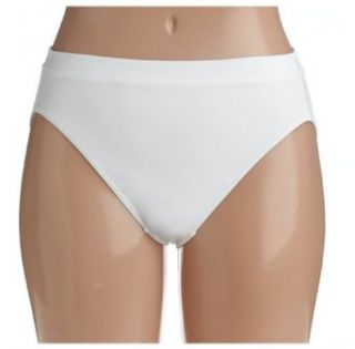 No Nonsense Women's Microfiber Hi Cut Panties Brief Panties, White, Small, 2 Pack at  Womens Clothing store