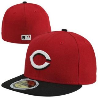 New Era Cincinnati Reds 59FIFTY Youth On Field Authentic Fitted Hat   Red/Black