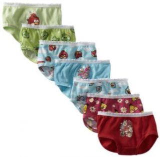 Fruit Of The Loom Girls 2 6x Angry Birds Brief, 7 Pack: Clothing