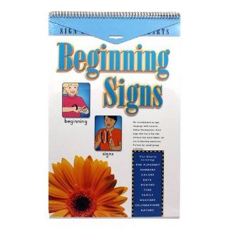 Sign Language Flip Charts   Beginning Signs : Special Needs Educational Supplies : Office Products