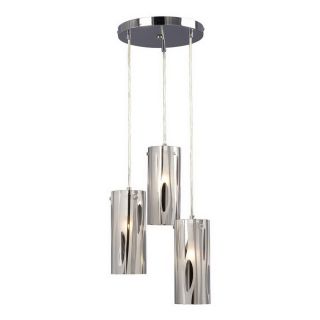 Galaxy Lustre 82 in Chrome Multi Pendant Light