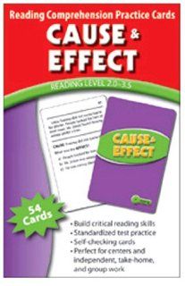 Cause & Effect Reading Comprehension Practice Cards Toys & Games