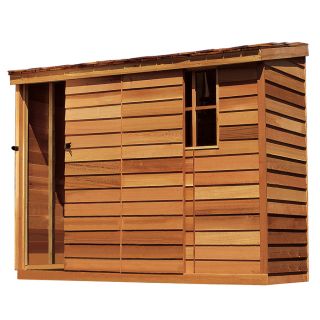Cedarshed Yardsaver Lean To Cedar Storage Shed (Common 8 ft x 3 ft; Interior Dimensions 7.25 ft x 2.62 ft)