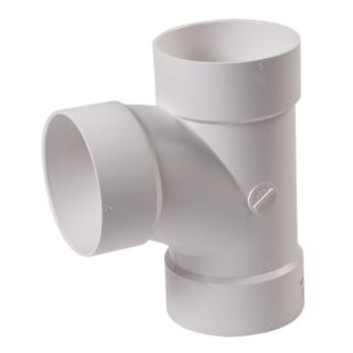 NDS 4 in Dia 90 Degree PVC Sewer Drain Sewer Tee