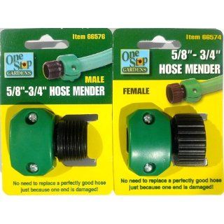 HOSE MENDER SET *Both Male & Female by One Stop Gardens : Patio, Lawn & Garden