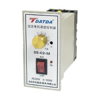 Amico LED Indicator DIN Mount AC DC Motor Speed Controller 220V 50Hz 5 250W: Industrial & Scientific