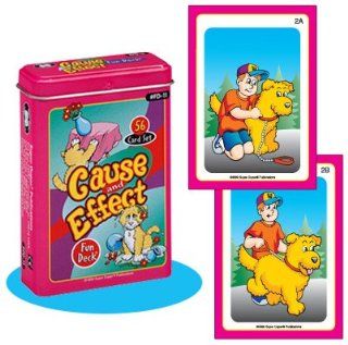 Cause and Effect Fun Deck Cards   Super Duper Educational Learning Toy for Kids: Toys & Games