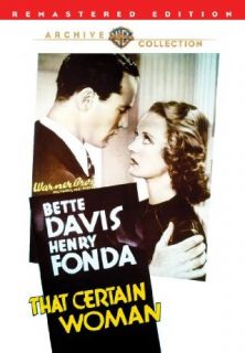That Certain Woman: Bette Davis, Henry Fonda, Ian Hunter, Anita Louise:  Instant Video