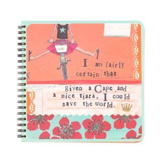 I am Fairly Certain   Lined Writing Journals   Notebooks   Spiral Bound   Eco Friendly 7" x 7" : Wirebound Notebooks : Office Products
