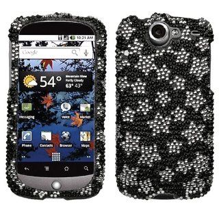 Hard Plastic Snap on Cover Fits HTC Nexus One White Star/Black Full Diamond/Rhinestone T Mobile (does not fit HTC Nexus S (NXS)): Cell Phones & Accessories