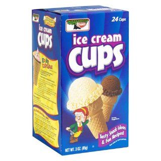 Keebler Ice Cream Cups, 3 oz (Pack of 3) : Ice Cream Cones : Grocery & Gourmet Food
