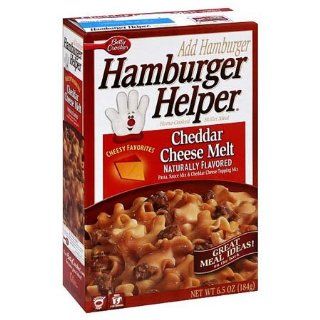 Betty Crocker Hamburger Helper Cheddar Cheese Melt   12 Pack : Ziti Pasta : Grocery & Gourmet Food