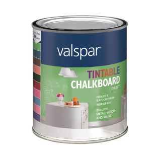 Valspar Valspar 29 fl oz Interior Flat Chalkboard White Latex Base Paint