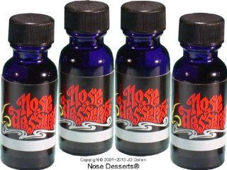 'Hot Love' Scent Fragrance Oil, 4 Bottles; each bottle contains 1/2 FL/OZ.of High Quality Fragrance Oil by Nose Desserts 