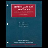 Health Care Law and Policy Supplement