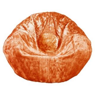 Bean Bag Chair: Ace Bayou Chenille Bean Bag Chair   Tangerine