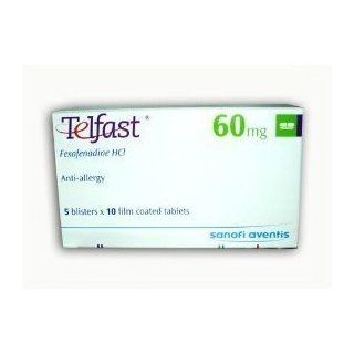 Telfast 60mg X 10 Tabs, Relieve Symptoms of Cold and Allergy, Such As Runny Nose, Itch, Watery Eyes and Sneezing, Relieve Allergic Skin Conditions Such As Hives, Itchy Rash Due to Insect Bites or Chicken Pox. : Skin Care Product Sets : Beauty