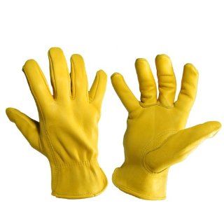 Global Glove 3200D Deerskin Premium Grade Driver Glove with Slip on Cuff and Keystone Thumb, Work, Small (Case of 72): Industrial & Scientific