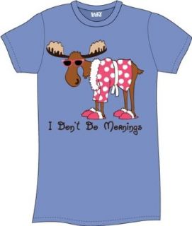 I Don't Do Mornings Nightshirt Lazy One Apparel Moose: Clothing