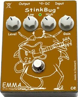 EMMA Electronic SB 1 Stink Bug Guitar Distortion Effect Pedal: Musical Instruments