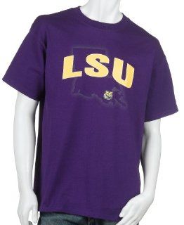 NCAA LSU Tigers 100% Cotton Short Sleeve T Shirt, Purple, Medium : Fashion T Shirts : Sports & Outdoors