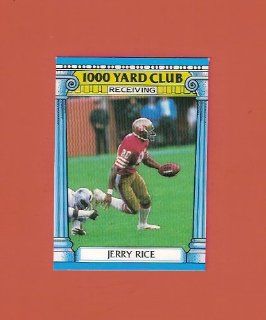 Jerry Rice 1987 Topps Football 1000 Yard Club #2 (San Francisco 49ers) at 's Sports Collectibles Store