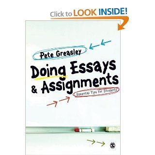 Doing Essays and Assignments: Essential Tips for Students: 9781849202039: Literature Books @