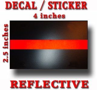 Thin Red Line Decal Sticker 
