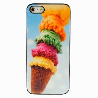 luminous effect fluorescent glow in the dark Effect Back Cover Heavy duty multi ice cream for iPhone 5 5G 5S & free LCD Film Gift Cell Phones & Accessories