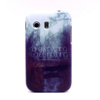 Highmall Forest Triangle Do Everthing Regret Nothing Hard Back Shell Case Cover for Samsung Galaxy Y S5360: Cell Phones & Accessories