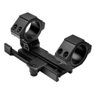 NcStar AR15 QR Weaver Mount/Cantilever Scope Mount Rear Ring/30mm and 1 Inch Inserts (MARCQ), Black : Gun Scopes : Sports & Outdoors