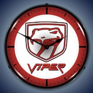 Dodge Viper Logo Lighted Wall Clock : Everything Else