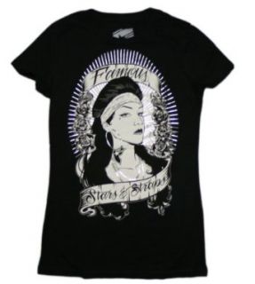 Chola S/S Womens T shirt in Black/White by Famous Stars and Straps, Size: Large, Color: Black/White: Clothing