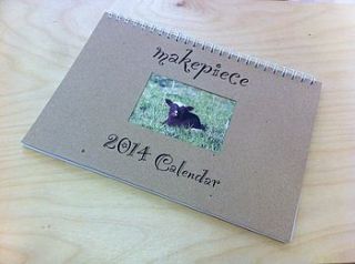 makepiece sheep and lamb calendar 2014 by makepiece