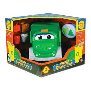 The Learning Journey Remote Control Shape Go Green Recycle Truck: Toys & Games