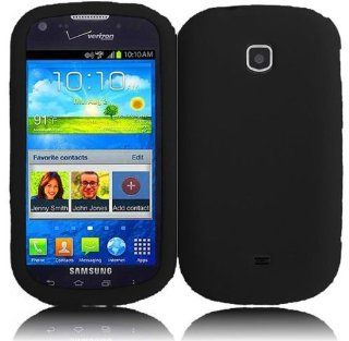 Bundle Accessory for Verizon Samsung Galaxy Stellar i200  black Silicon Skin Soft Case Proctor Cover + Lf Stylus Pen + Lf Screen Wiper: Cell Phones & Accessories