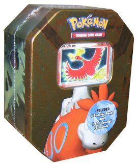 Pokemon 2008 EX Classic Tin Ho Oh EX   3 packs + Foil card!: Toys & Games