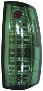 IPCW LEDT 612CS Platinum Smoke Fiber Optic & LED Tail Lamp with LED Reverse (Except Hybrid)   Pair: Automotive